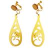 Anime Record of Ragnarok Buddha Cosplay Buddha Cosplay Acrylic Clip-On Earring Teardrop Dangle Gold view 1