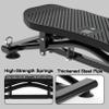 Balance Board for Adults, Rocking Stepper with Resistance Bands, Portable Wobble Board with LCD Monitor, 300 lbs Capacity Ski Trainer for Full Body Workout at Home Gym (Black) view 4