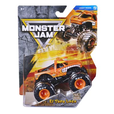 Monster Jam 2026 Official 1:64 Diecast Truck Series 46 Legacy Trucks 25th Anniversary El Toro Loco