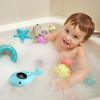 Little Ones Bath Water Thermometer, Floating Digital Gauge for Bathtub, Whale Cartoon Design, LED Display, Safety Alert view 4