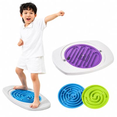 Balance Board Maze for Kids,Load Bearing 130lb Sensory Toys, for 3 Old Children Playing Fun,ADHD & Autism Physical Therapy, Improving Focus,Coordination and Controlfor