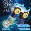 Shark Bubble Machine Gun,Bubble Blaster, LED Lights &2 Bubble Solution,Blue view 2
