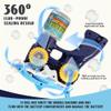 Shark Bubble Machine Gun,Bubble Blaster, LED Lights &2 Bubble Solution,Blue view 4