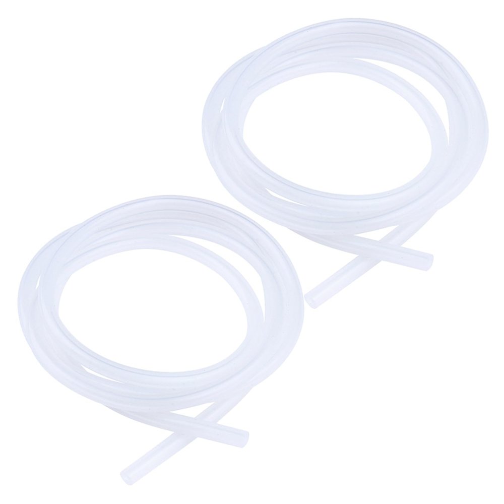 2PACK Clear Nitro Fuel Line Silicone High Temperature Resistance 1M Silicone Fuel Line(3mm x 5mm) for RC Nitro Engine Models Excellent Flexibility & Sealing Performance