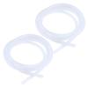 2PACK Clear Nitro Fuel Line Silicone High Temperature Resistance 1M Silicone Fuel Line(3mm x 5mm) for RC Nitro Engine Models Excellent Flexibility & Sealing Performance view 1