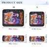Nexawaveo Car Seat Strap Covers Dynamic Big Cat Black Soft Flannel Shoulder Pads view 3