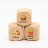 Personalized Wooden Dice, Custom Dice with Text/Logos/Photos, Featuring Colorful Designs, Date Night Food Decision Dices, Anniversary Birthday Wedding Couples Gifts view 2