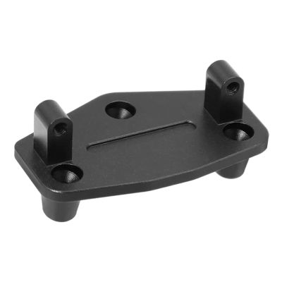 cvking RC Car Upgrade Parts for LOSI for Mini for LMT RTR-LOS01026 4X4 1/18 Rc Monster Truck Upgrade Parts Aluminum Servo Mount Bracket 7075(Black)