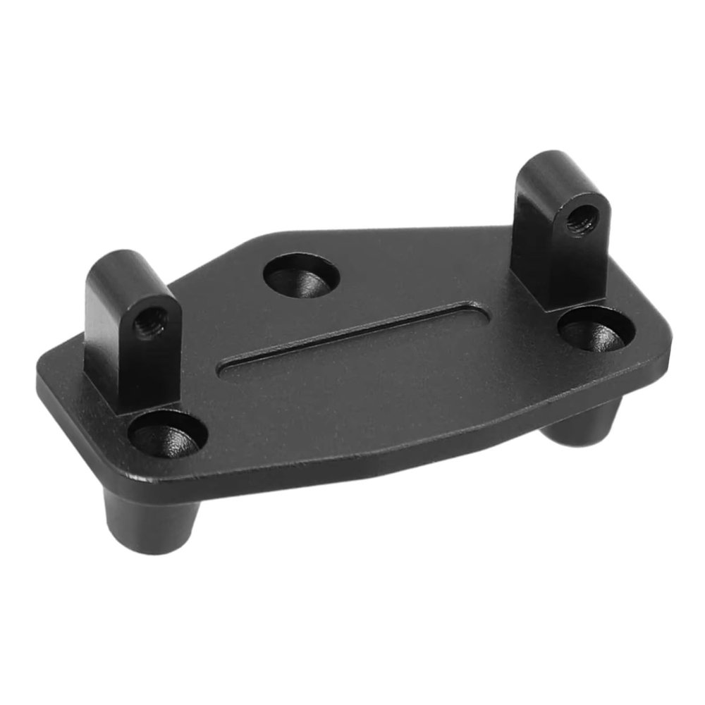 cvking RC Car Upgrade Parts for LOSI for Mini for LMT RTR-LOS01026 4X4 1/18 Rc Monster Truck Upgrade Parts Aluminum Servo Mount Bracket 7075(Black)