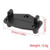 cvking RC Car Upgrade Parts for LOSI for Mini for LMT RTR-LOS01026 4X4 1/18 Rc Monster Truck Upgrade Parts Aluminum Servo Mount Bracket 7075(Black) view 3