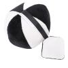 Chiyyak Baby Sensory Ball Toy Plush Toy with Bell Sound, Encourages Visual Tracking and Large Motive Movements, Perfect Gift Choice for Babies (Black White) view 2