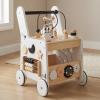 FytStycale Wooden Infant Push Pusher Sensory Learning Infant Activity Center Pusher and for Young Children, Infants view 3