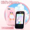 Kids Smart Phone Touchscreen HD Dual Camera 8 Games Drop Safety Children Mobile Phone Cute Animal Pattern Gift for Girls Birthday Holiday view 3