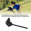 FTVOGUE Hobby Horse Stick Toy, Plush Riding with Neighing Sound for Indoor Outdoor Play Toddler Preschool Kids Soft Plush PVC Black 70cm 1 Pack view 4