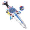 Zunate Battling Spinning Top and Sword Launcher Set with Builtin Music, LED Light Effects for Kids, 13cm Plastic Interactive Toy for HandEye Coordination Skills view 3