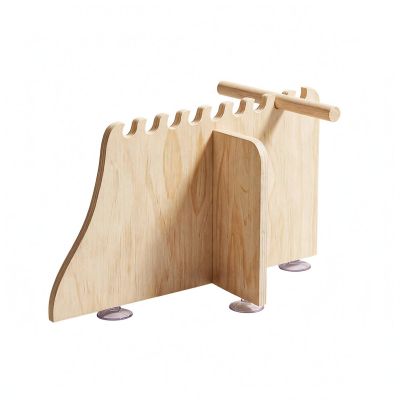 Seated Forward-Bend Adjustable Wooden Stretching Board Anti-Slip Exercise Equipment for Children