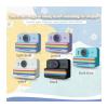 2.8-inch Screen Instant Printing Toy Camera with 32GB SD Card, 3 Rolls of Printing Paper, Portable High-Definition Camera, Insta(Blue) view 2
