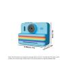 2.8-inch Screen Instant Printing Toy Camera with 32GB SD Card, 3 Rolls of Printing Paper, Portable High-Definition Camera, Insta(Blue) view 3