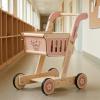 petsola Shopping Cart Pusher Pretend Play Push Cart Pusher and Sturdy for Young Children, Children view 3