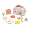 Wooden Bread Maker Toy Hand-Eye Coordination Wooden Pretend Cooking Set Realistic for Children , White view 1