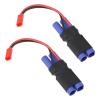 MechPort 2 PCs EC5 IC5 RC Power Pass Through Splitter Cable 10 cm with JST Female Compatible with Arrma 6S Compatible with Losi 8S view 1