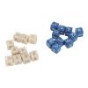 Acouto 20 PCS Acrylic Set - Colorfast, Lightweight Sided Number Dice for Math & Board Games - for Educational Activities and Giving view 2