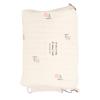Ymiko Diaper Pouch Cotton Multifunctional Portable Stroller Bag Cute Embroidery Nappy Storage for Bottles and Toddler view 4