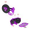 RC Cars Models Compatible with SCX10 I II 90046 for Capra for TRX4 for LCG Prefixal Gearbox Front Motor Transmission with Drive Shaft for 1/10 RC Crawler(Purple) view 3