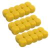 Acouto 30PCS 16MM Dice Set, Plastic Rounded Sided Dice Cubes for Game Party Fun DIY Crafts Teaching Aid, Ideal for Math Learning and Custom Making (Yellow) view 4