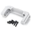 RC Spare Part Compatible with SCX10 II 90046 90047 1/10 RC Car Upgrade Parts Accessories Metal Alloy Front Servo Mounting Bracket Holder(Silver) view 1