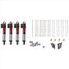 RC Car Shock Absorber for Axial for SCX24 AX24 1/24 KKZ 4Pcs 53Mm Metal Oil Shock Absorber Damper RC Crawler Car Upgrade Parts,Black view 2