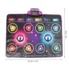 ECHTNATAV Dance Mat, 2 Player Electronic Dance Game Pad with Music Polyester Fiber Mat Interactive Gaming for Friends Young Users view 2