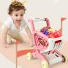 Chiyyak Funny Fruit Vegetable Food Car Toy Set for Enthusiastic Supermarket Role Play Fun (Pink) view 3
