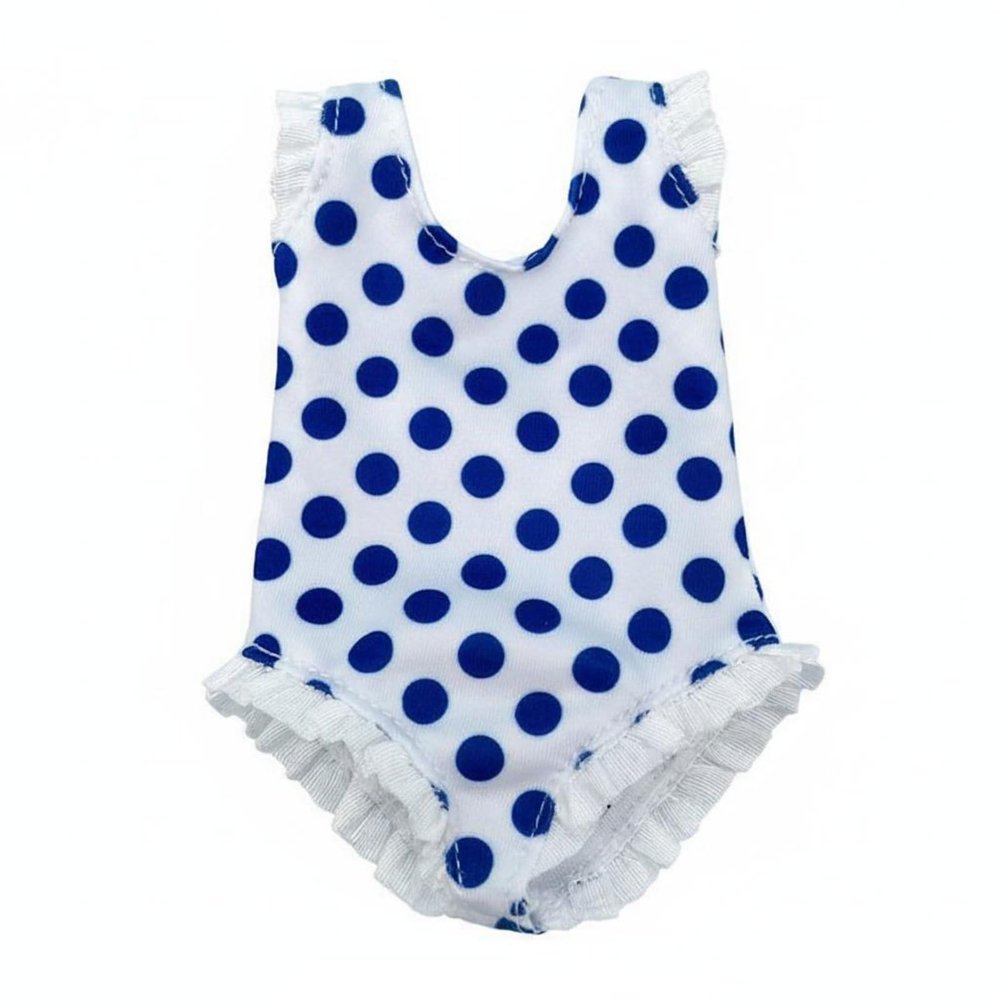 Amagogo Doll Swimsuit Clothes Bodysuit Soft Cloth Material Swimsuit Ruffle Details Suitable for Summer Display Play, 6-Bjd