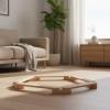 Wooden Balance Board Solid Wood Wooden Wobble Board Coordination Children's Coordination Balance for Young Children, Kindergarten view 2