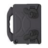 Cuifati Shockproof Kids Case for Fire HD 10 & 10 Plus, Lightweight EVA Protective Cover with Rotatable Handle Stand & Screen Protector, Tablet Holder for (Black) view 3