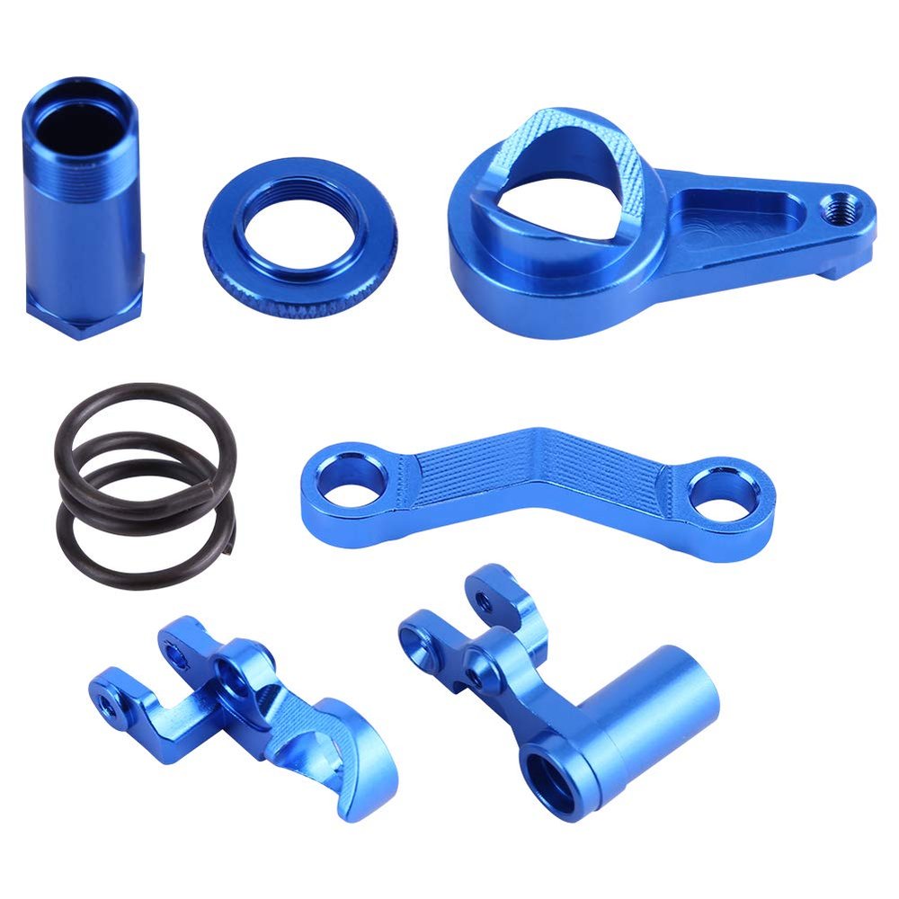 ToysCentral Basics Aluminium Alloy Steering Servo Saver Complete Kit for Slash 4X4 1/10 RC Car, Durable and Lightweight Parts