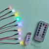 SGSLT Dollhouse Miniature LED Lights with Remote Control, USB Powered, Multicolor, 9 Piece Set view 1
