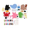Alomejor Ocean Animal Sewing Kit for Kids, DIY Craft Set with Safe Plastic Non Woven Fabric for Creative Play view 1