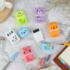 Cute Pencil Erasers for Kids, 6 Pack with Roller Clean Up Function, Fun Kawaii School Supplies for Boys and Girls, Drawing Eraser Set(Sze24b) view 4