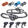 Electric Slot Car Race Track Set for Kids, High Speed RC with Flyovers & Banked Turns, 29ft Remote Control Racing Toy for Boys Girls Ages 8-10 Black view 1