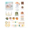 Wsymxuo Wooden Tea Party Set Wood Plaything Rounded view 2