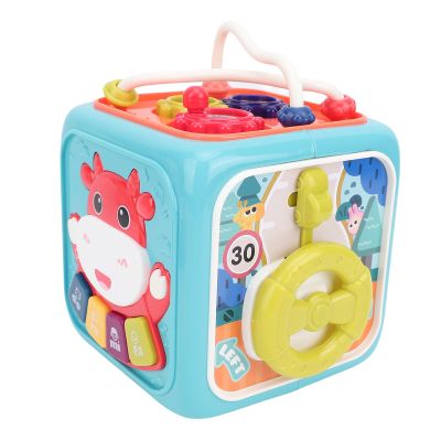 Chiyyak Baby Development Educational Toy Safe and Reliable Activity Cube Box for Interactive Play and Skill Enhancement