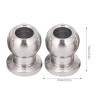 CHICIRIS 8 Pcs 1/10 RC Shock Damper Ball Head, Metal with Replacement Parts for Hpi Hsp Losi Axial Himoto view 2