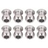CHICIRIS 8 Pcs 1/10 RC Shock Damper Ball Head, Metal with Replacement Parts for Hpi Hsp Losi Axial Himoto view 3