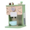 KIMISS Wooden Coffee Maker Toy Coffee Maker Machine Playset Imaginative Play Kitchen Girls ToyWooden Ma Premium Safe Wood and a Ensuring Cute Experience Design of view 4