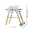 Jinhxofs Wooden Barbecue Grill Playset Educational Children's Wooden Grill Smooth Edges view 3