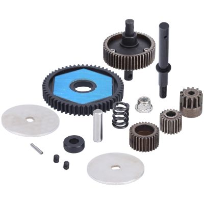 CHICIRIS RC Transmission Gears, 56T Spur Gear with 20T/28T Pinion Gear 13T Motor for Axial SCX10 SCX10 II 90046 90047