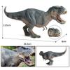 Chiyyak Dinosaur Model, Realistic Tyrannosaurus Action Figures for Kids, High Quality Plastic Static Dinosaur Model for and Display, Suitable for Lovers of (Light Grey) view 2
