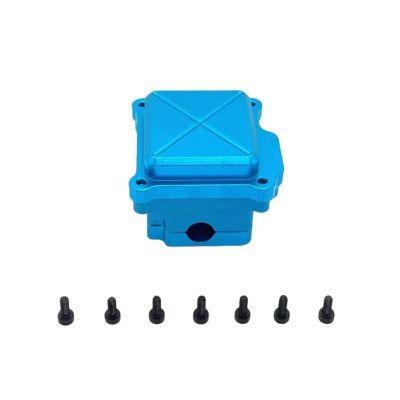 Rc Accessories for MJX 14209 14210 1/14 Metal ESC Receivers Box Remote Control Car Upgrade Parts(Sky Blue)